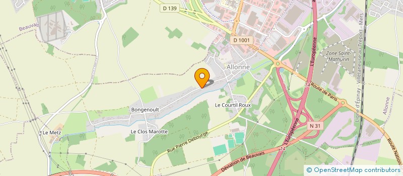 localisation de l'entreprise TCHIO SAND  ALLONNE