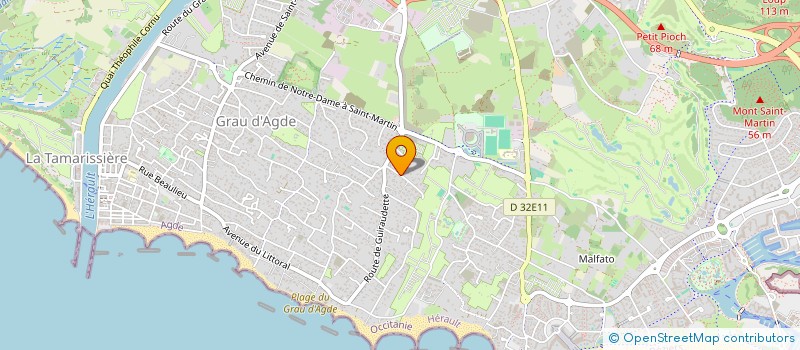 localisation de l'entreprise TCHITCHAO à AGDE
