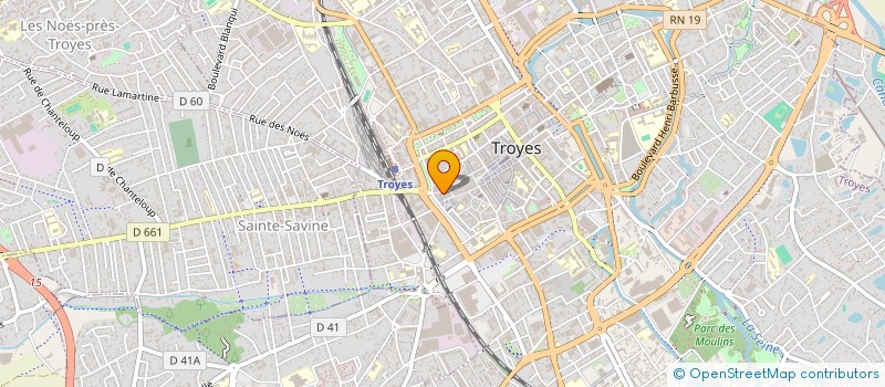 localisation de l'entreprise TCHIZ&SMILE à TROYES