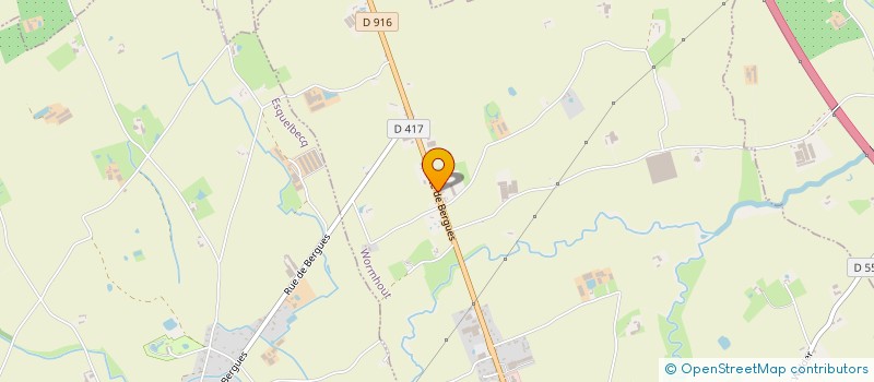 localisation de l'entreprise TCHO  WORMHOUT