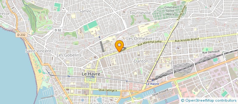 localisation de l'entreprise TCHOKETCK KEBIR HADJERSI SNC à LE HAVRE