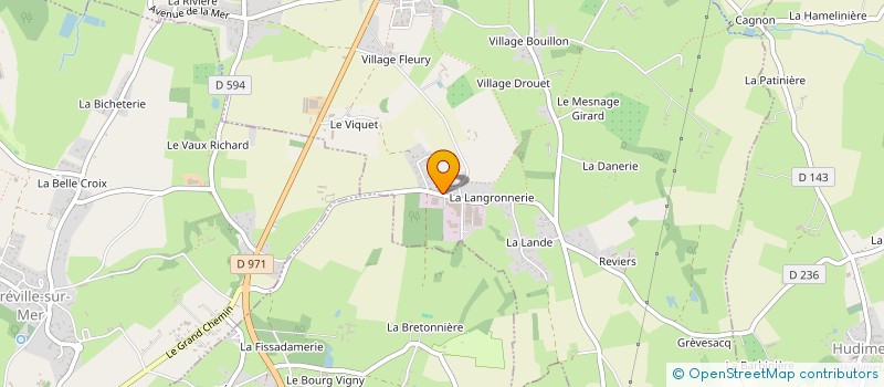 localisation de l'entreprise TCHOLE  COUDEVILLE-SUR-MER