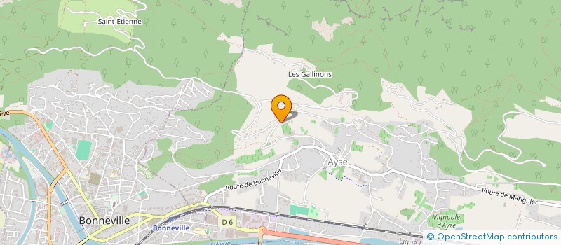 localisation de l'entreprise TCHOOKS  MONT-SAXONNEX