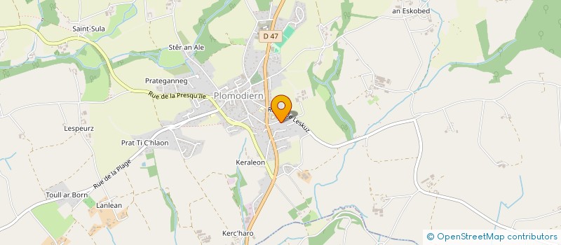 localisation de l'entreprise TCHOU-TCHOU à PLOMODIERN