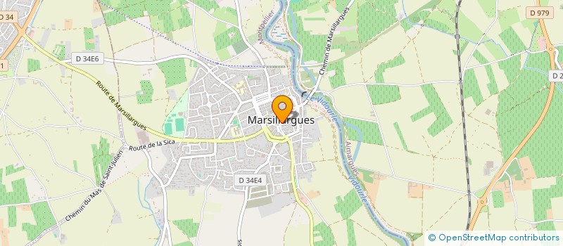 localisation de l'entreprise TCHOU-TCHOU PRODUCTION  MARSILLARGUES