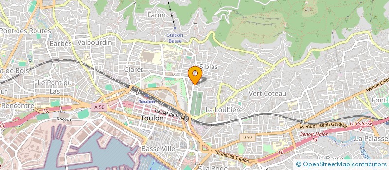 localisation de l'entreprise TCHOUGAS TAXI  TOULON