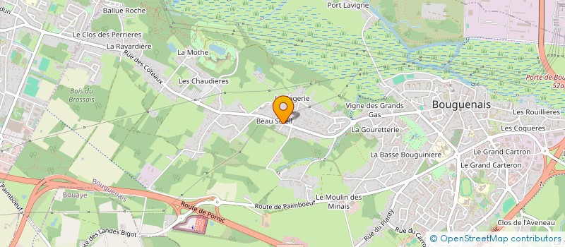 localisation de l'entreprise TCHOUKA  BOUGUENAIS