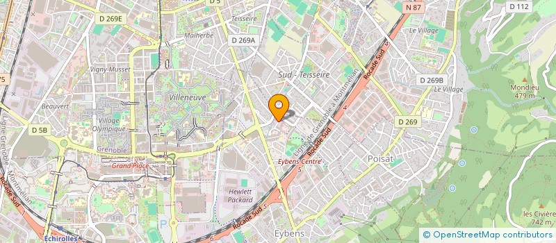 localisation de l'entreprise TCHOUKAR DISTRIBUTION  EYBENS