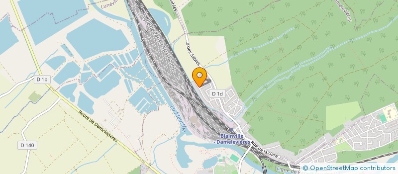 localisation de l'entreprise TCHOUKBALL CLUB MEURTHE & VERMOIS  DAMELEVIERES