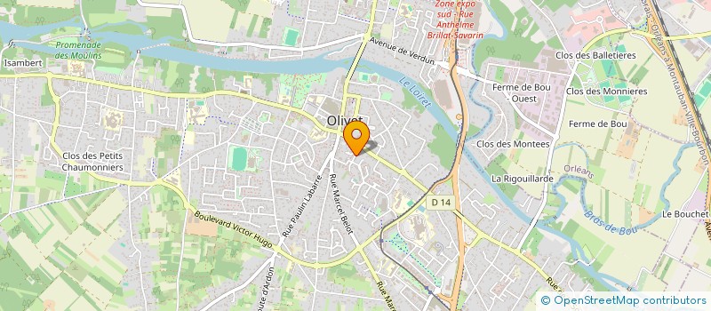 localisation de l'entreprise TCHOULKINE-COULLON  OLIVET