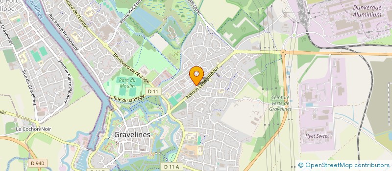localisation de l'entreprise TCHOUNE à GRAVELINES