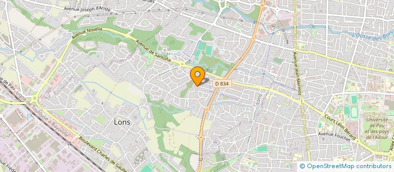 localisation de l'entreprise TCHOUPI à LONS