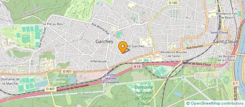 localisation de l'entreprise TCHOUPS à GARCHES