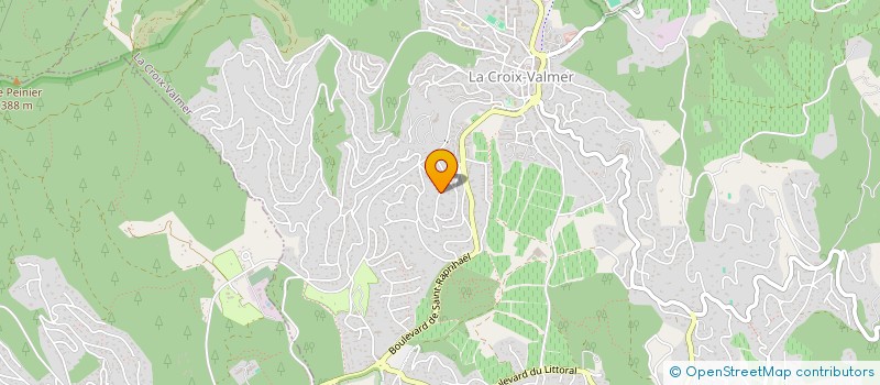 localisation de l'entreprise TCHOUT à LA CROIX-VALMER