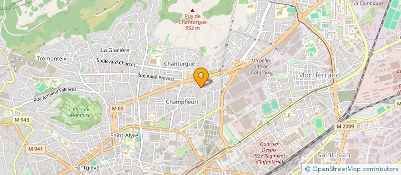 localisation de l'entreprise TCI à CLERMONT-FERRAND