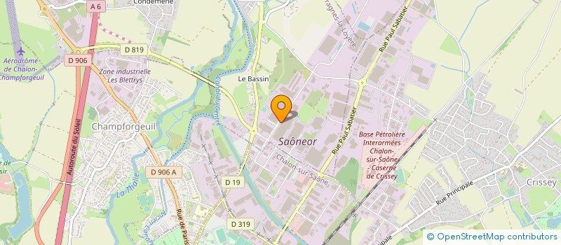 localisation de l'entreprise TCI PLAST  FRAGNES-LA LOYERE