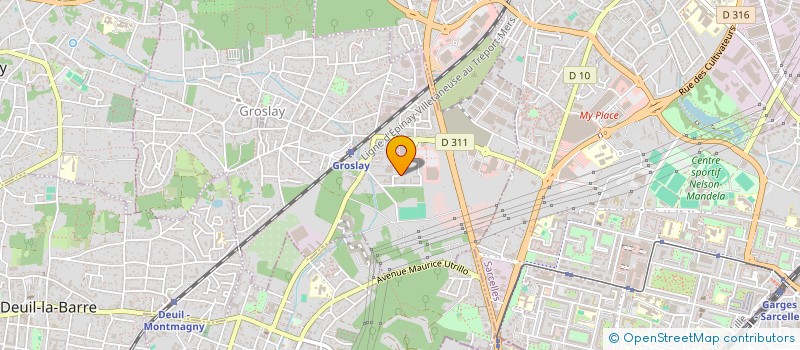 localisation de l'entreprise TCK à GROSLAY
