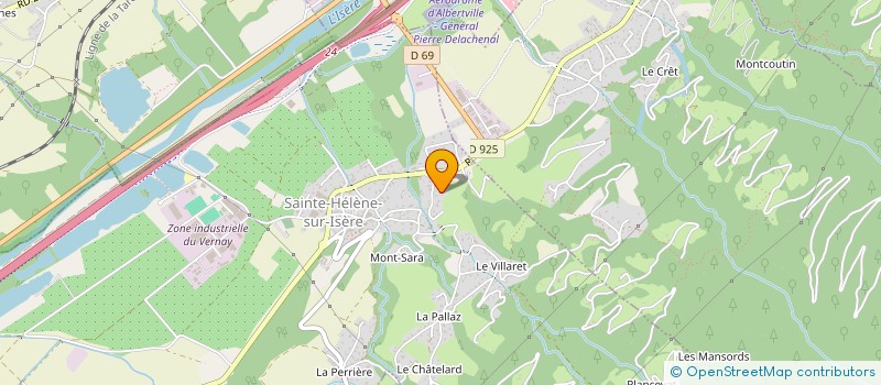 localisation de l'entreprise TCKL INDIVISION  SAINTE-HELENE-SUR-ISERE