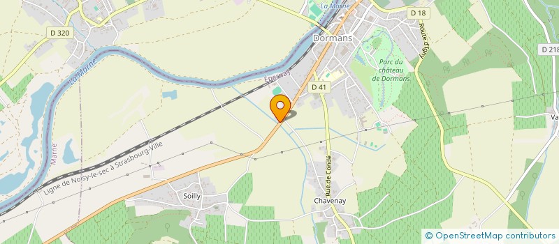 localisation de l'entreprise TCL 51  DORMANS