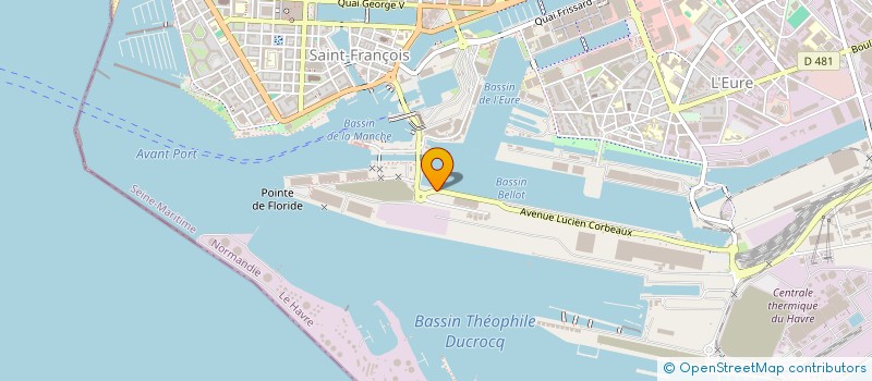 localisation de l'entreprise TCL  LE HAVRE