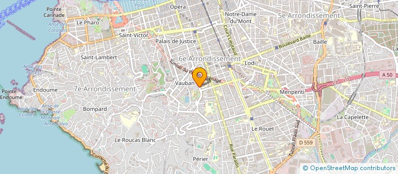 localisation de l'entreprise TCL à MARSEILLE