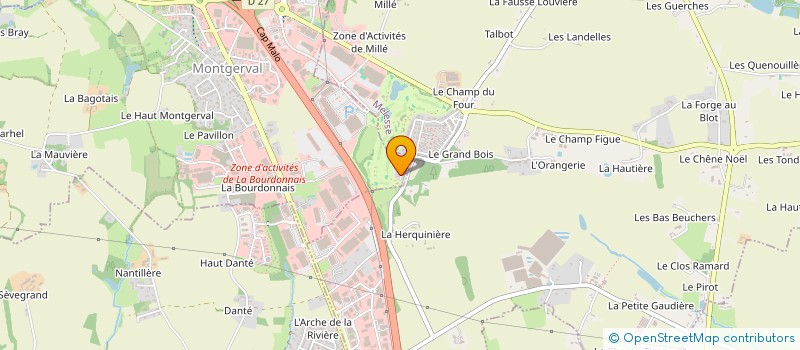 localisation de l'entreprise TCL FINANCES  LA MEZIERE