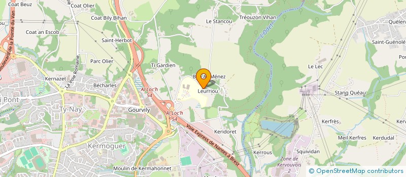 localisation de l'entreprise TCL - PRODUCTIONS à QUIMPER