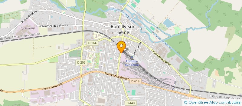 localisation de l'entreprise TCL SERVICES IT à ROMILLY-SUR-SEINE