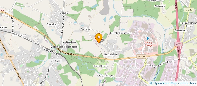 localisation de l'entreprise TCLD à LIMOGES