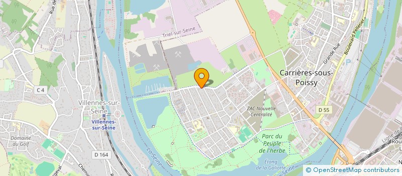 localisation de l'entreprise TCM à CARRIERES-SOUS-POISSY