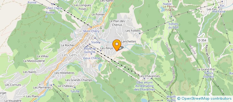 localisation de l'entreprise TCM  LES GETS