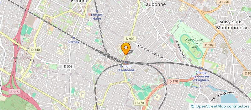 localisation de l'entreprise TCM & ASSOCIES à EAUBONNE