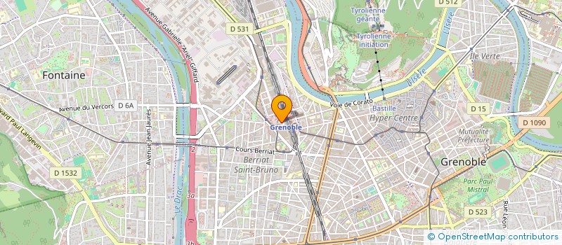 localisation de l'entreprise TCM DEVELOPPEMENT à GRENOBLE