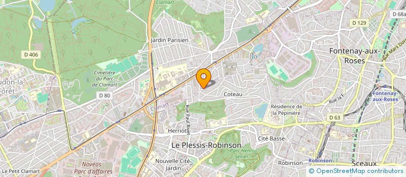 localisation de l'entreprise TCM DIAG IMMO à CLAMART