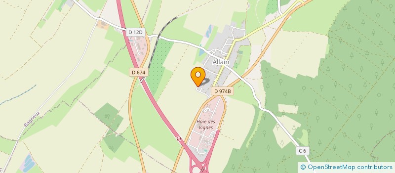 localisation de l'entreprise TCM IMMO  ALLAIN