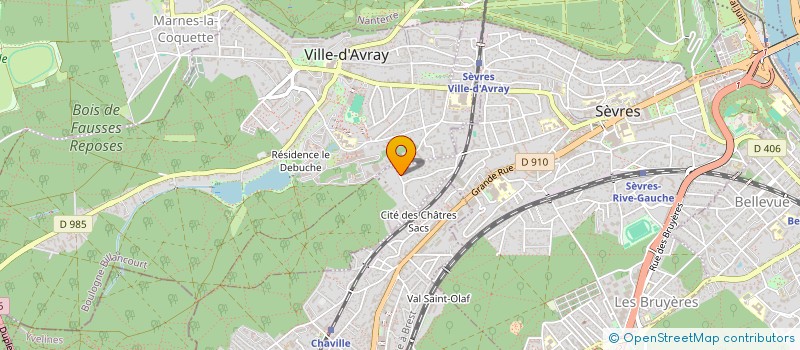 localisation de l'entreprise TCM IMMOBILIER 2  SEVRES