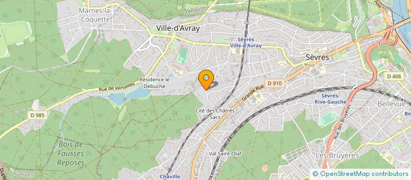 localisation de l'entreprise TCM IMMOBILIER  SEVRES