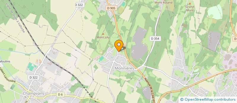 localisation de l'entreprise TCM INVEST I  MONNIERES