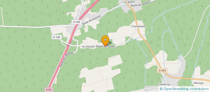 localisation de l'entreprise TCM PLATRERIE  SAUGNAC-ET-MURET