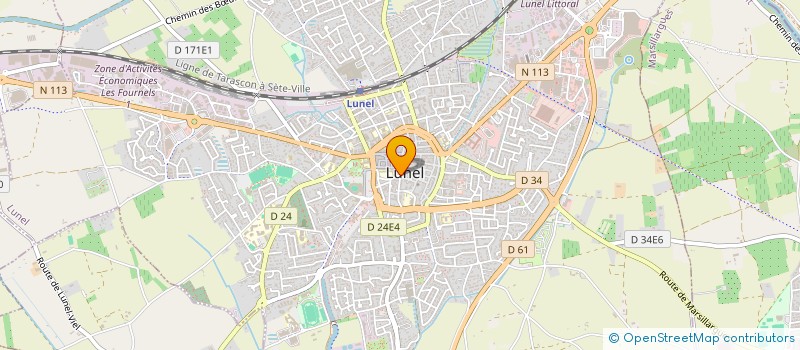 localisation de l'entreprise TCM TOUS CONCEPTS MACONNERIE  LUNEL