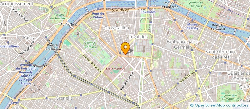 localisation de l'entreprise TCMA 1924  PARIS