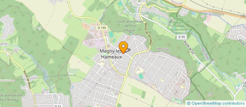 localisation de l'entreprise TCMH à MAGNY-LES-HAMEAUX