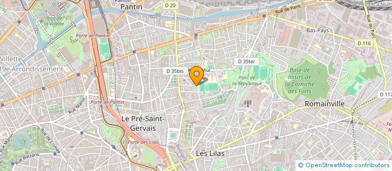 localisation de l'entreprise TCN à PANTIN