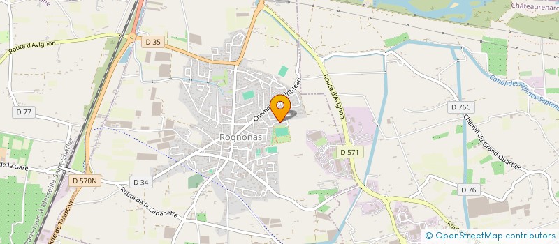 localisation de l'entreprise TCN  ROGNONAS