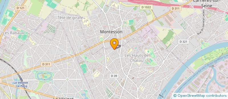 localisation de l'entreprise TCN AVIATION  CHATOU