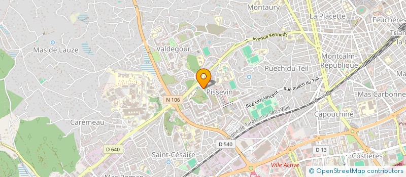 localisation de l'entreprise TCN FIBRE TELECOM  NIMES