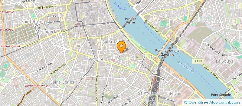 localisation de l'entreprise TCN IMMO  BORDEAUX