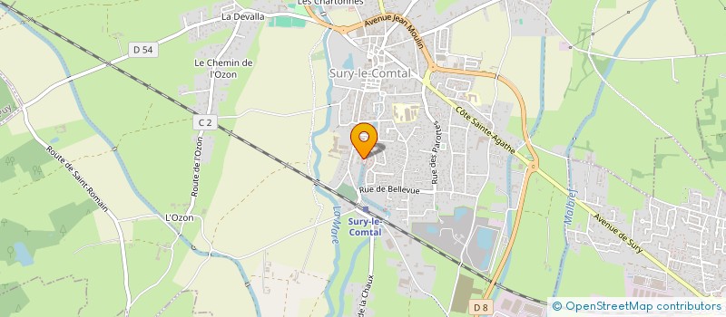 localisation de l'entreprise TCNAZ  SURY-LE-COMTAL