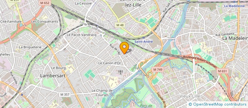 localisation de l'entreprise TCO à LAMBERSART