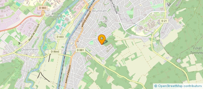 localisation de l'entreprise TCO CONSULTANTS à BRUNSTATT-DIDENHEIM